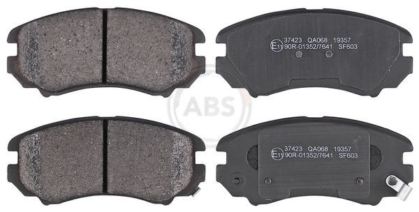 A.B.S. 37423 Brake pad set 581012KA10