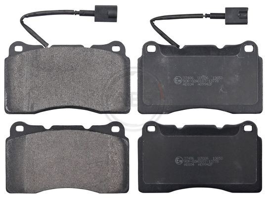 A.B.S. 37486 Brake pad set with integrated wear sensor