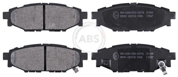 A.B.S. 37499 Brake pads SUBARU FORESTER 2014 in original quality