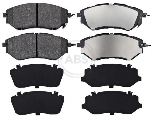A.B.S. 37502 Brake pad set with acoustic wear warning