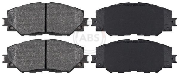 A.B.S. without integrated wear sensor Height 1: 56mm, Width 1: 139,1mm, Thickness 1: 17,5mm Brake pads 37544 buy