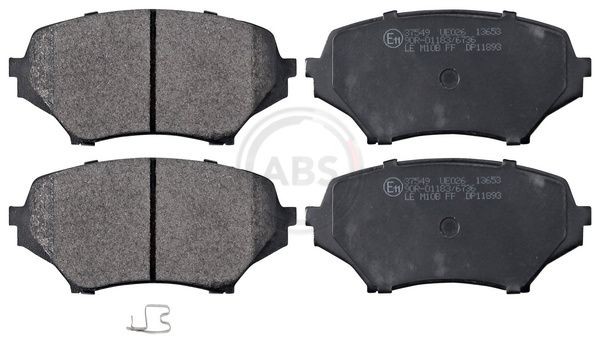 A.B.S. 37549 Brake pad set with acoustic wear warning
