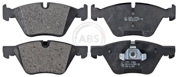 37551 A.B.S. Brake pad set JAGUAR prepared for wear indicator