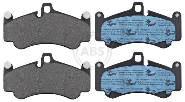 A.B.S. prepared for wear indicator Height 1: 102mm, Width 1: 190,3mm, Thickness 1: 16,8mm Brake pads 37572 buy