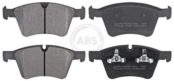 A.B.S. 37605 Brake pad set prepared for wear indicator