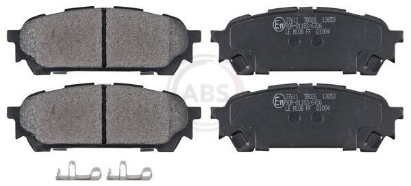 37611 A.B.S. Brake pad set SUBARU with acoustic wear warning