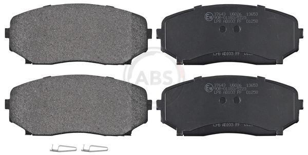 A.B.S. 37643 Brake pad set with acoustic wear warning