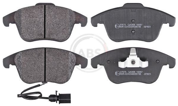 A.B.S. with integrated wear sensor Height 1: 67mm, Height 2: 72mm, Width 1: 155,2mm, Width 2 [mm]: 155,2mm, Thickness 1: 20,3mm, Thickness 2: 20,3mm Brake pads 37675 buy