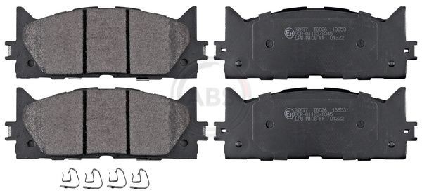 A.B.S. 37677 Brake pad set without integrated wear sensor