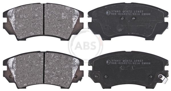A.B.S. 37683 Brake pad set with acoustic wear warning