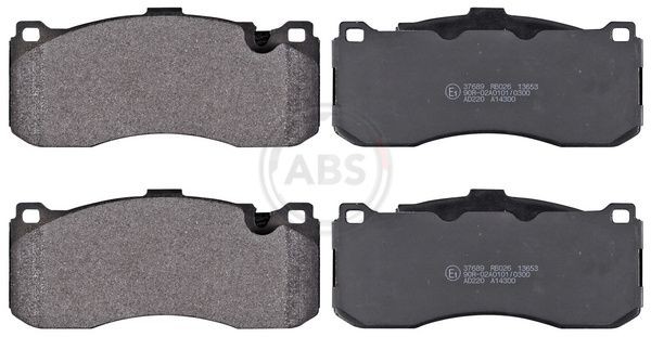 A.B.S. prepared for wear indicator Height 1: 73,5mm, Width 1: 164,8mm, Thickness 1: 16,5mm Brake pads 37689 buy
