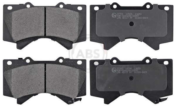 A.B.S. 37701 Brake pad set with acoustic wear warning