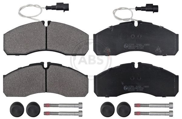 A.B.S. with integrated wear sensor Height 1: 68mm, Width 1: 164,6mm, Thickness 1: 20mm Brake pads 37709 buy