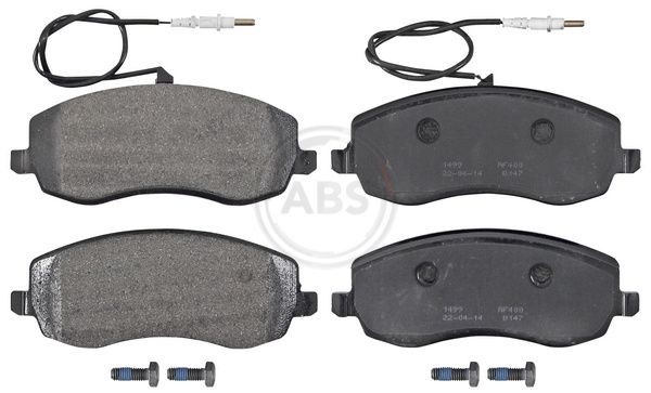 A.B.S. 37734 Brake pad set with integrated wear sensor