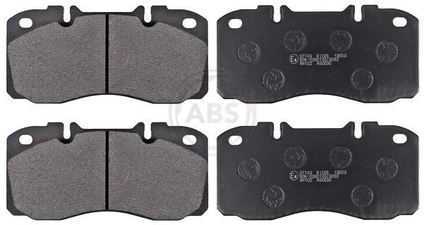 29122 A.B.S. prepared for wear indicator Height 1: 85,5mm, Width 1: 175mm, Thickness 1: 22mm Brake pads 37743 buy