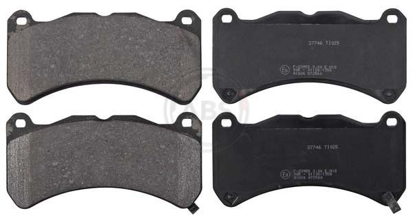 A.B.S. 37746 Brake pad set with acoustic wear warning