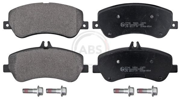A.B.S. prepared for wear indicator Height 1: 68,3mm, Height 2: 79,3mm, Width 1: 165,1mm, Width 2 [mm]: 165,1mm, Thickness 1: 20,3mm, Thickness 2: 20,3mm Brake pads 37748 buy