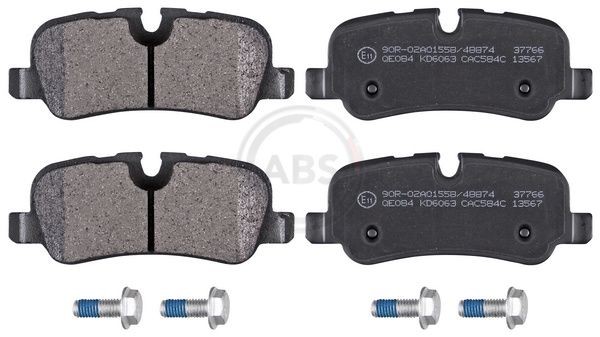 A.B.S. prepared for wear indicator Height 1: 46,4mm, Width 1: 116,6mm, Thickness 1: 17,1mm Brake pads 37766 buy