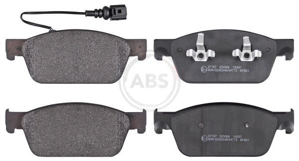 A.B.S. 37767 Brake pad set with integrated wear sensor