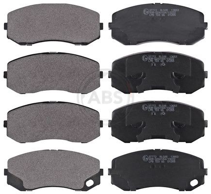 A.B.S. without integrated wear sensor Height 1: 59mm, Width 1: 139,1mm, Thickness 1: 19,5mm Brake pads 37772 buy