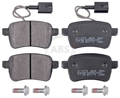 A.B.S. with integrated wear sensor Height 1: 48,2mm, Width 1: 95,7mm, Thickness 1: 17,3mm Brake pads 37775 buy