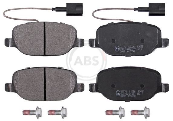 A.B.S. with integrated wear sensor Height 1: 50,5mm, Width 1: 116,8mm, Thickness 1: 17,5mm Brake pads 37776 buy