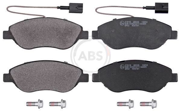 23711 A.B.S. with integrated wear sensor Height 1: 57,5mm, Width 1: 151mm, Thickness 1: 19mm Brake pads 37818 buy