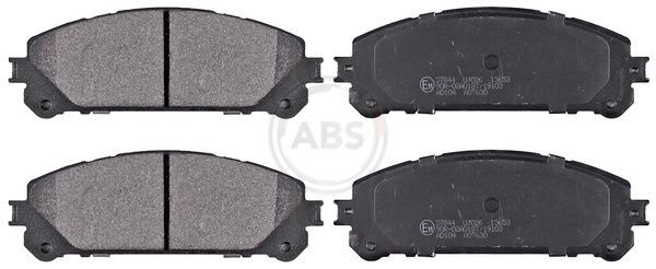 A.B.S. 37844 Brake pad set without integrated wear sensor