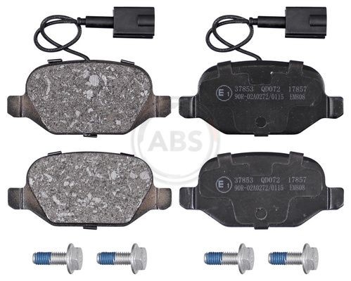 A.B.S. 37853 Brake pad set with integrated wear sensor