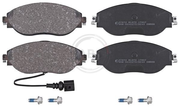 24738 A.B.S. with integrated wear sensor Height 1: 69,6mm, Width 1: 175,1mm, Thickness 1: 20mm Brake pads 37872 buy