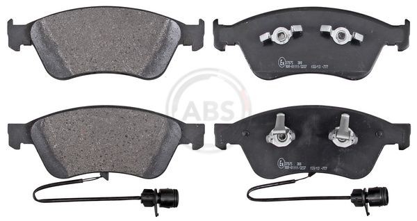 A.B.S. with integrated wear sensor Height 1: 72,8mm, Height 2: 72,6mm, Width 1: 193mm, Width 2 [mm]: 193,1mm, Thickness 1: 20,5mm, Thickness 2: 20,5mm Brake pads 37875 buy