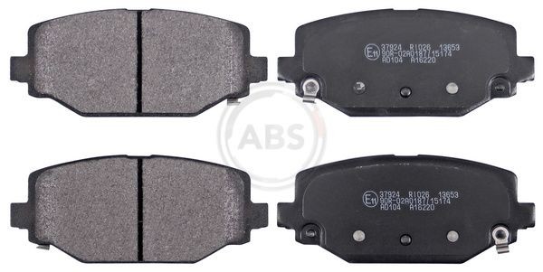 A.B.S. 37924 Brake pad set with acoustic wear warning
