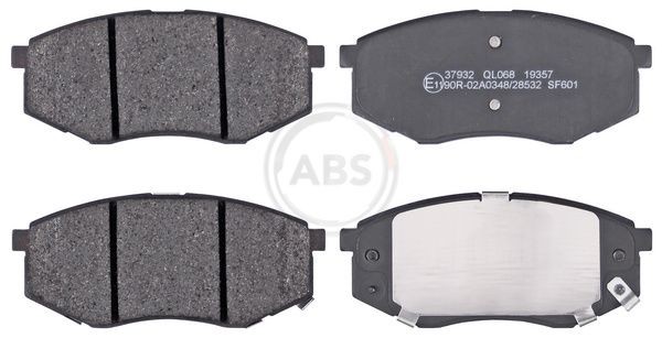 A.B.S. 37932 Brake pad set with acoustic wear warning
