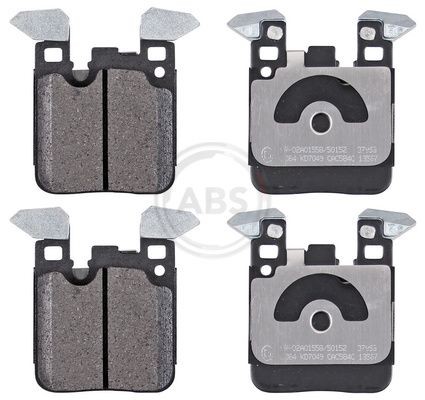 37953 Set of brake pads 37953 A.B.S. prepared for wear indicator