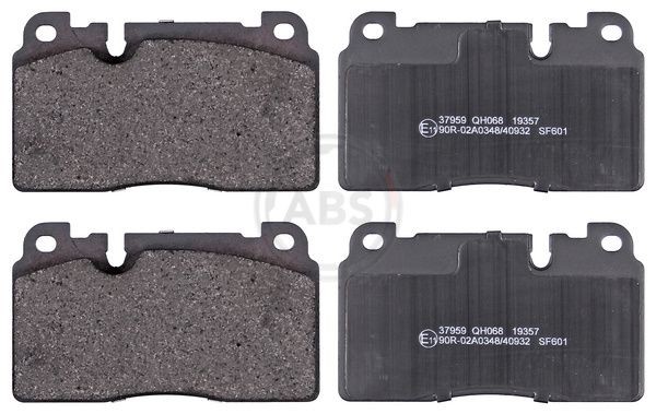 25643 A.B.S. prepared for wear indicator Height 1: 77,4mm, Width 1: 131,7mm, Thickness 1: 16,5mm Brake pads 37959 buy