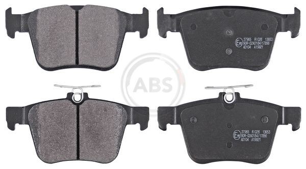 A.B.S. 37965 Brake pad set without integrated wear sensor
