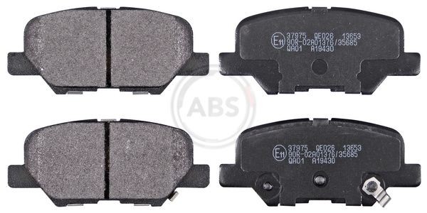 A.B.S. 37975 Brake pad set with acoustic wear warning