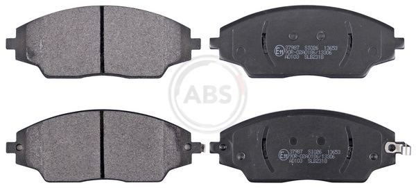 A.B.S. Disc pads rear and front CHEVROLET Aveo Saloon (T300) new 37987