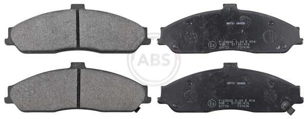 A.B.S. 38731 Brake pad set with acoustic wear warning