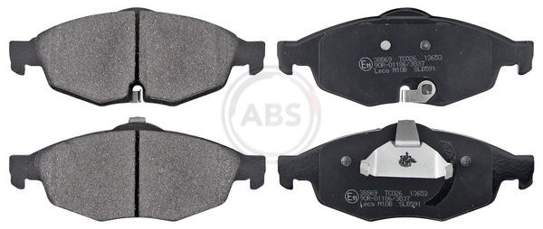 A.B.S. 38869 Brake pad set prepared for wear indicator
