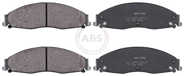 A.B.S. with acoustic wear warning Height 1: 56,7mm, Width 1: 182,5mm, Thickness 1: 15,2mm Brake pads 38921 buy