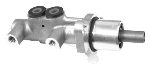 A.B.S. 41086 Brake master cylinder Number of connectors: 2, Aluminium, 1x M10x1.0