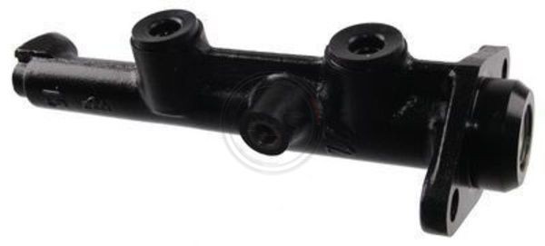 A.B.S. 41982X Brake master cylinder Number of connectors: 2, Cast Iron, M10x1.0, for right-hand drive vehicles