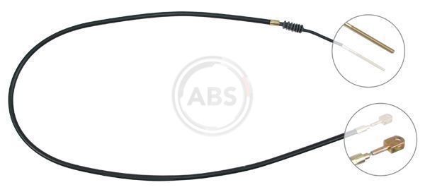 A.B.S. K10035 Hand brake cable 1630mm, for left-hand/right-hand drive vehicles