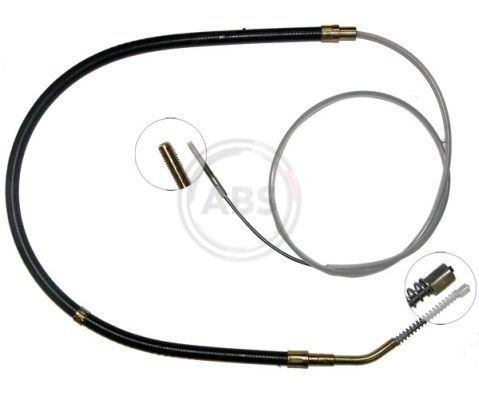 A.B.S. K10146 Hand brake cable 1830mm, Drum Brake, for left-hand/right-hand drive vehicles