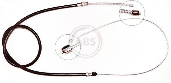 A.B.S. K11176 Hand brake cable 1752mm, Drum Brake, for left-hand/right-hand drive vehicles