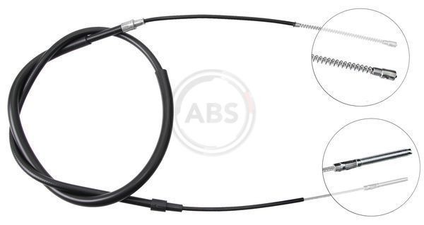 A.B.S. K11396 Hand brake cable 191.609.721