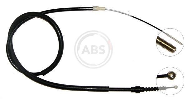 A.B.S. K11456 Hand brake cable 1622mm, Disc Brake, for left-hand/right-hand drive vehicles