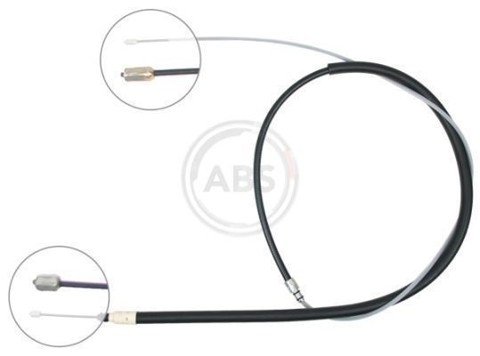 A.B.S. K13146 Hand brake cable 2020mm, Disc Brake, for left-hand/right-hand drive vehicles
