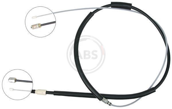 A.B.S. K13166 Hand brake cable 1940mm, Disc Brake, for left-hand/right-hand drive vehicles